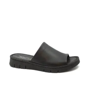 GRUNLAND GITA CI1834 nero ciabatte donna fascia pelle re-soft